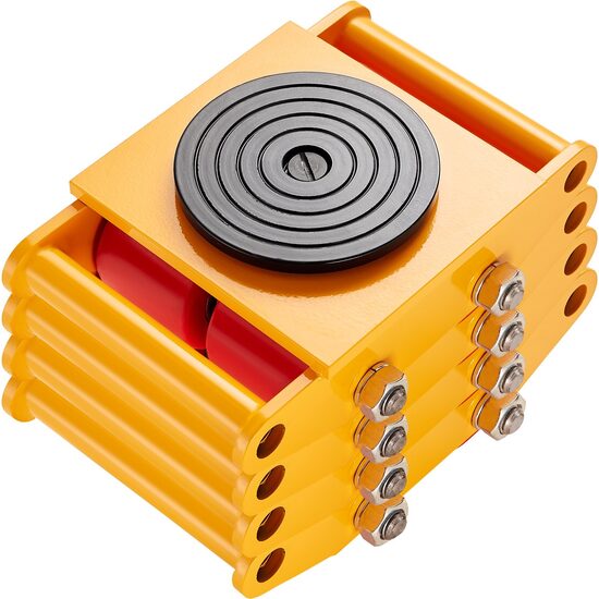 Set 4 transportoare Dolly, capacitate 8 Tone, rotatie 360 grade