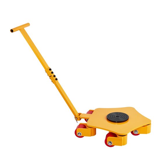 Transportor Dolly cu maner, capacitate 5 Tone, 5 x roti, rotatie 360 grade