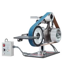 Slefuitor profesional de banc cu banda, 550 W, 5500 rpm, Control viteza variabila, Otel, Banda 762 x 25.4 mm 