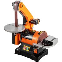 Slefuitor cu banda si disc, 250 W, 2980 rpm, Banda 25.4 x 762 mm, Diametru disc 125 mm