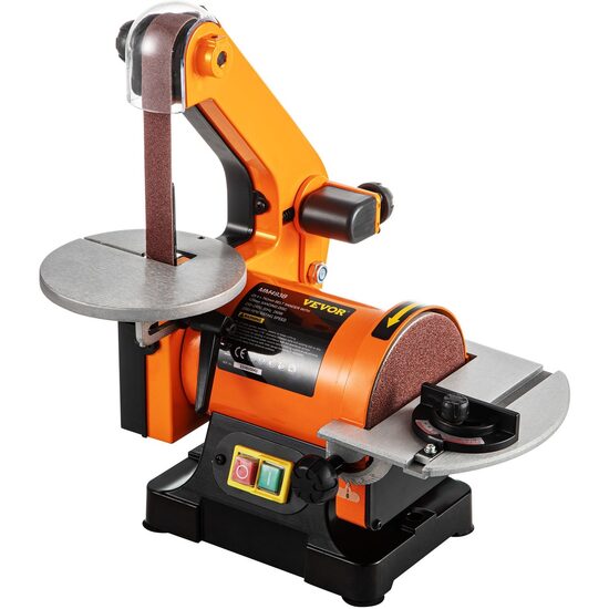 Slefuitor cu banda si disc, 250 W, 2980 rpm, Banda 25.4 x 762 mm, Diametru disc 125 mm