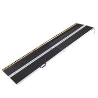 Rampa portabila si pliabila din Aluminiu, dimensiune 305 x 73.4 x 8 cm, cu manere pentru transport