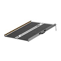 Rampa portabila si pliabila din Aluminiu, dimensiune 91.7 x 74 x 5.1 cm, cu manere pentru transport