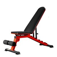 Banca reglabila pentru abdomen, Pliabila, 1465 x 530 x 450 mm, max 544 kg, Reglare spatar 7 pozitii