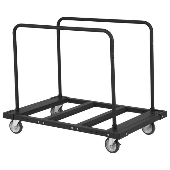 Carucior pentru transport placi gips-carton, maxim 816 Kg, 10 placi, Otel, 4 x roti, 1150 x 740 x 995 mm