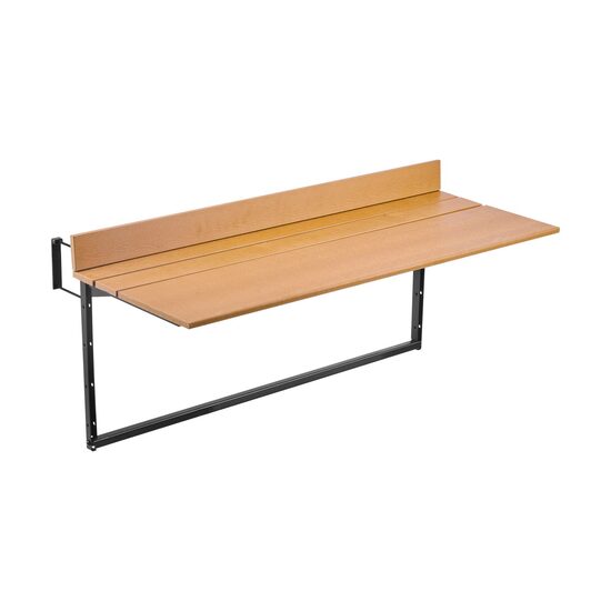 Masa suspendata, pliabila, pentru balcon, Inox/Lemn, max 23 kg, 1000 x 485 x 480 mm