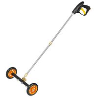 Curatitor suprafete dure cu 4 duze, 2 x roti, Aluminiu, 103-275 Bar, 7-24 l/min, Latime lucru 415 mm