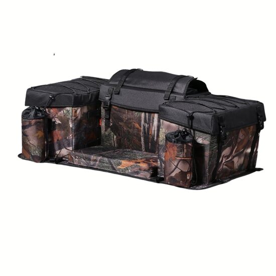 Geanta spate cu burete pentru ATV, Waterproof, Capacitate 68 l, dimensiune 945 x 495 x 345 mm, Camuflaj/Negru