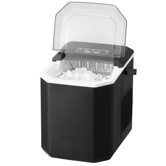 Aparat portabil de facut cuburi de gheata, 12 kg/zi, 100 W, dimensiune 222 x 294 x 290 mm