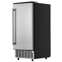 Masina profesionala de facut cuburi de gheata, Incorporabila, Inox 36 kg/zi, capacitate de depozitare 15 kg, dimensiune cub 22x22x22mm