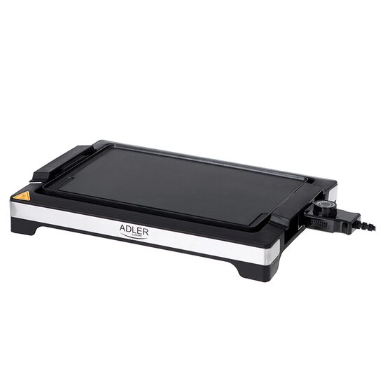 Gratar electric, 3000 W, suprafata anti-aderenta, Mâner izolat termic, Suprafata neteda