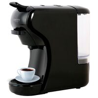 Espressor cafea cu capsule 19 Bar, adaptoare 9 in 1, Rezervor 0.6 l, 1450 W, Negru