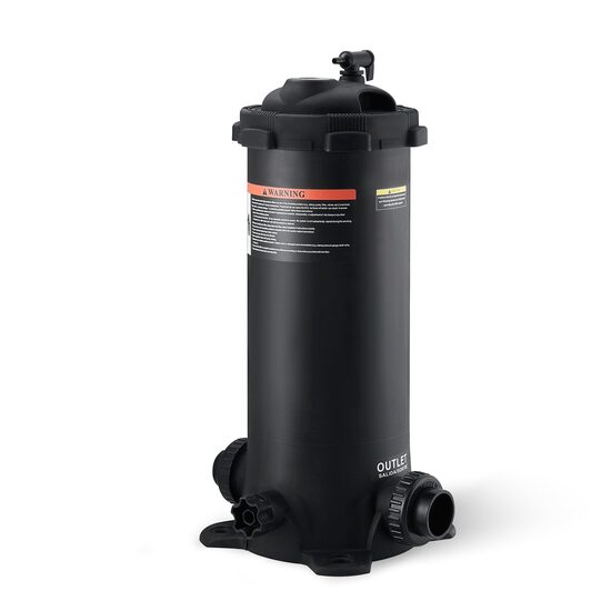 Pompa pentru piscina cu filtru detasabil, 550 W, Debit 15000 l/h, Conexiune 1.5 inch, cartus Ф178 x 508 mm