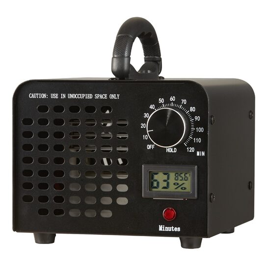 Generator de ozon pentru aer, apa, alimente, 100 W, 24000 mg/h, pana la 300 m², temporizator