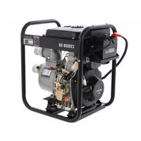 Motopompa Diesel, 3”/80 mm, Debit 1000 l/min, Putere 6 CP, Inaltime max 30 m, Adancime 8 m, Rezervor 14 l, Pornire electrica