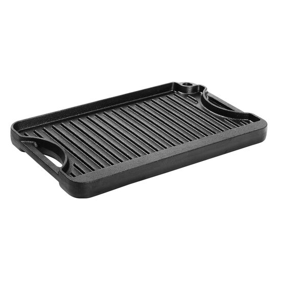 Plita fonta 2 fete Neteda/Striata, suprafata de gatit 185x342 mm