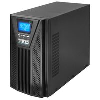 UPS monofazat 3000VA online cu afisaj LCD, Unda sinusoidala pura, management inteligent al bateriei, protectie UPS