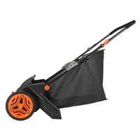 Colector mecanic de frunze/iarba, 90 l, Latime 53.5 cm, 2 roti, Inaltime reglabila