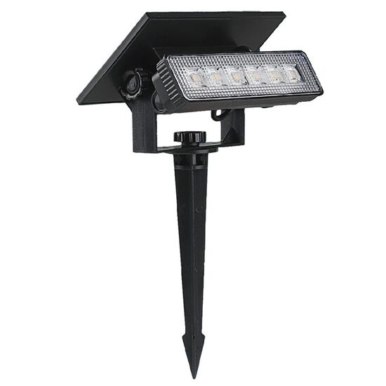 Lampa solara pentru gradina/casa, 80 lm, lumina calda 3000K, IP65, fixare in 2 moduri