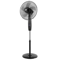 Ventilator cu picior, Afisaj tactil, 50 W, 3 viteze, Telecomanda, Inaltime reglabila 114 - 137 cm, Oscilatie, Diametru 40 cm