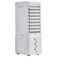 Racitor de aer cu evaporare apa 3 in 1, Rezervor 9 l, 60 W, Alb, 3 viteze, Telecomanda, 260 x 220 x 610 mm, 2 x pastile gheata
