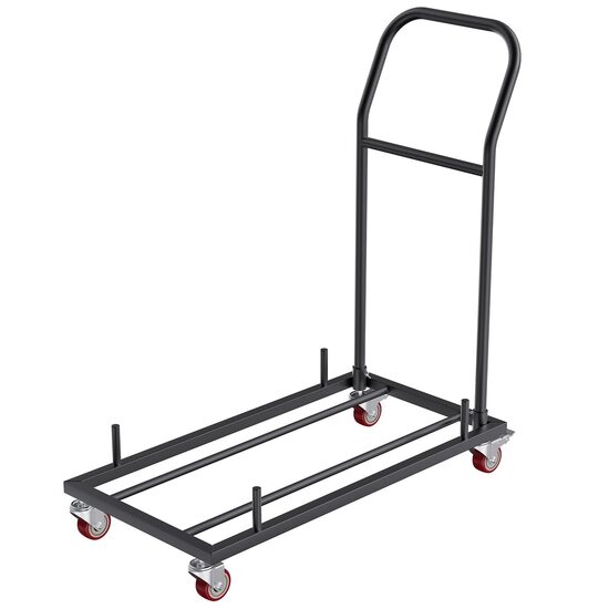 Carucior pentru scaune pliante, Otel, 1000x510x1090 mm, Capacitate 12 scaune, max 50 kg