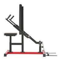 Aparat multifunctional cu suport greutati pentru bicepsi/tricepsi, max 200 kg, 6 pozitii reglabile, 1400x680x1300mm, Otel