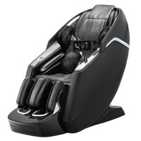 Fotoliu cu tehnologie de masaj Dual-Core 4D+3D, Incalzire, Ecran tactil, 22 de moduri automate si 5 niveluri de intensitate reglabile, 3 unghiuri de inclinare, Bluetooth, Comanda vocala