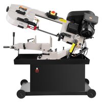 Fierastrau cu banda pentru metal, 1.1 kW, Lungime banda 2362 mm, unghiuri de rotatie de la 0° la 45, 4 viteze reglabile, Viteza maxima 65 m/min, baza rotativa