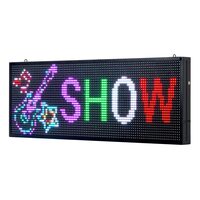 Reclama luminoasa led, Programabila, 32x96 px, Bluetooth, USB, P10 Full Color, IP65, Aluminiu/ABS, 990x350x55 mm
