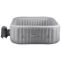 Jacuzzi gonflabil patrat 1850 x 660 mm, PVC, temperatura maxima a apei 39°C, Volum 1000 l, Numar de jeturi 130, 4 locuri