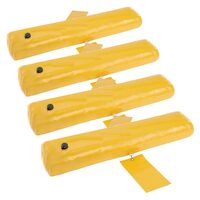 Set 4 Bariere contra inundatiilor, Lungime 122 cm, Latime 25 cm, Portabile, PVC Industrial