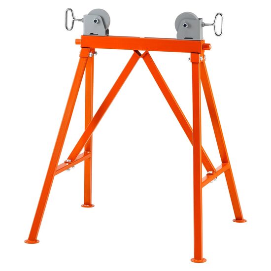 Suport pentru tevi 2-36 inch cu role, Portabil, 680 x 745 x 900 mm, capacitate 1140 kg