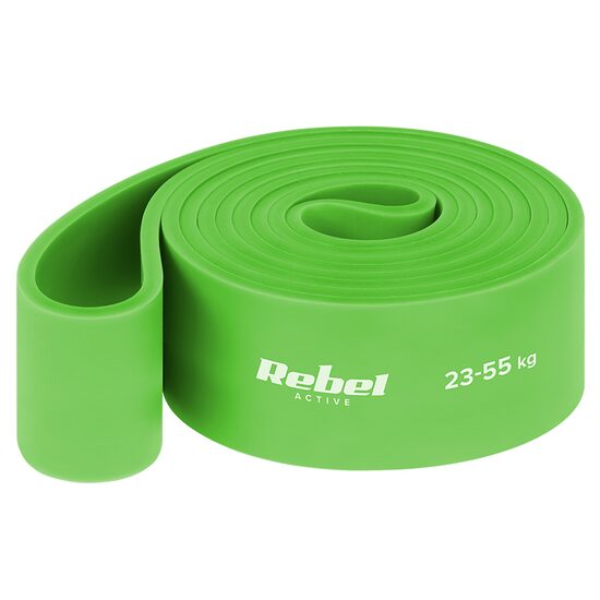 Banda elastica, Verde, Lungime 208 cm, Rezistenta generata 23-55 kg
