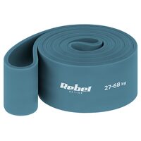 Banda elastica, Albastru, Lungime 208 cm, Rezistenta generata 27-68 kg
