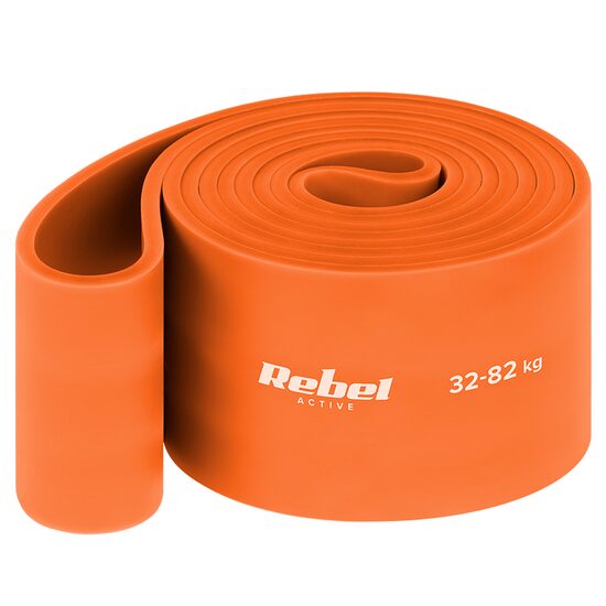 Banda elastica, Portocaliu, Lungime 208 cm, Rezistenta generata 32-82 kg