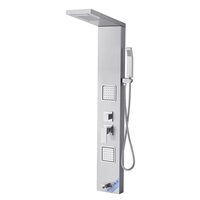 Panou dus, Otel inoxidabil, Jet masaj, 5 in 1, dimensiune 1345 x 200 x 460 mm