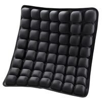 Perna ortopedica gonflabila pentru scaun, 56 celule, 410 x 460 x 45 mm, Negru
