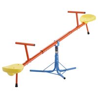 Balansoar pentru copii, 2 locuri, Otel, Rotatie 360 grade, Capacitate max. 90 kg, 1905 x 620 x 660 mm