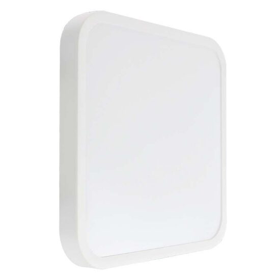 Aplica led patrata, 18W, culoare naturala 4000K, 1830 lm, IP44, SMD cip Samsung, 250 x 250 x 65 mm, Alba