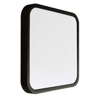 Aplica led patrata, 18W, Alb rece 6500K, 1830 lm, IP44, SMD cip Samsung, 250 x 250 x 65 mm, Negru