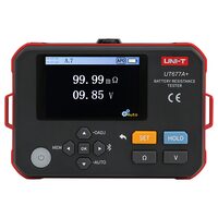 Multimetru digital UNI-T, pentru masurarea rezistentei interne a bateriei, Bluetooth, 3 praguri de alarma