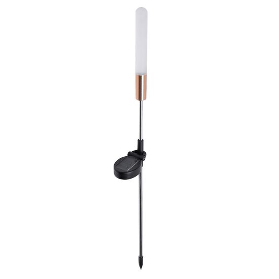 Decoratiune solara cu led tip papura, Inox/ABS/PVC, 5 lm, 0.72W, Lumina calda 3000K, IP44