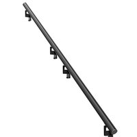Mana curenta pentru scari, Aluminiu, Vivatechnix Negru Mat, 2148 x 70 x 180 mm, Diametru 50 mm, Negru, 2 x segmente