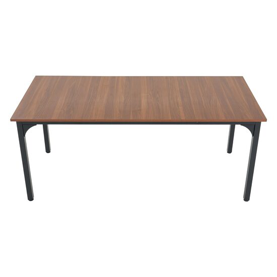 Masa de bucatarie Vivatechnix MDF/Otel, 1800x800x750 mm, Maro, 6-8 persoane