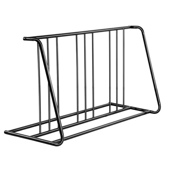 Suport pentru 9 biciclete, Otel carbon, 1200 x 540 x 712 mm, Negru