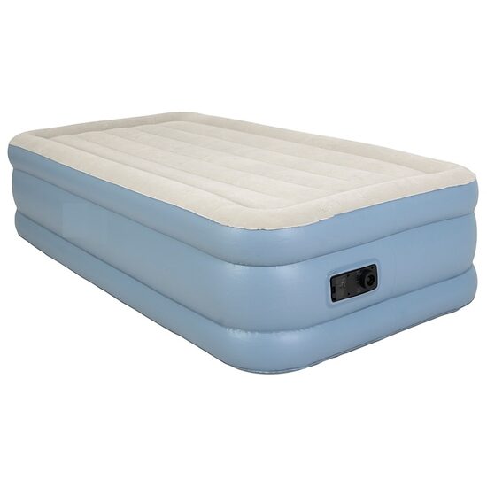 Saltea gonflabila pentru o persoana, 191 x 99 x 46 cm, max 100 kg, plasture reparare, Pompa electrica incastrata