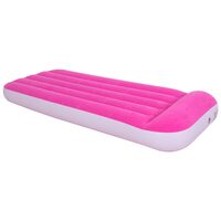 Saltea gonflabila pentru copii, 157 x 66 x 23 cm, max 50 kg, plasture reparative, Roz