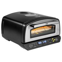 Cuptor electric pentru Pizza cu diametru 33 cm, 2200 W, 1 x etaj, Temperatura reglabila 60°C - 450°C, Timp coacere reglabil
