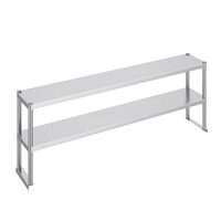 Masa de lucru Inox, pentru preparare alimente, 305x1829x600 mm, 1 x rafturi